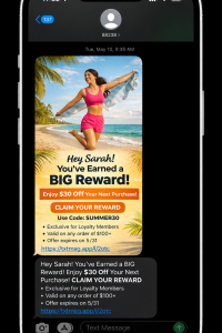 會員回饋與忠誠獎勵 MMS 行銷活動