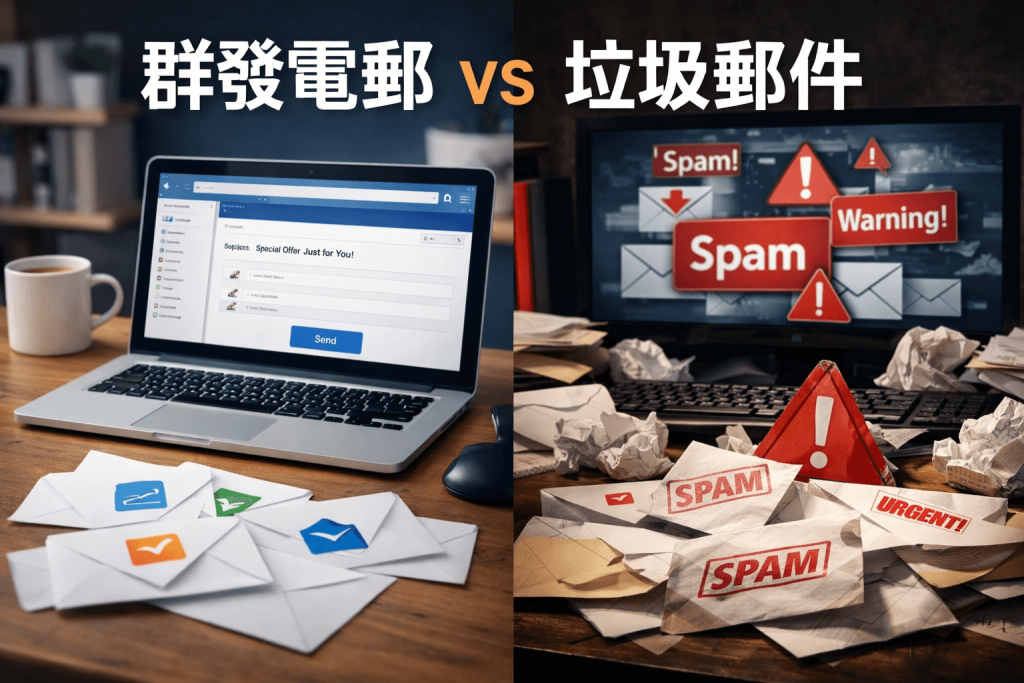 群發電郵 vs 垃圾郵件