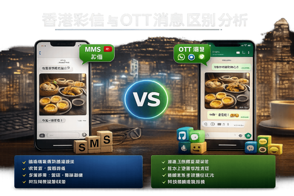香港彩信 与 OTT 消息 区别 分析